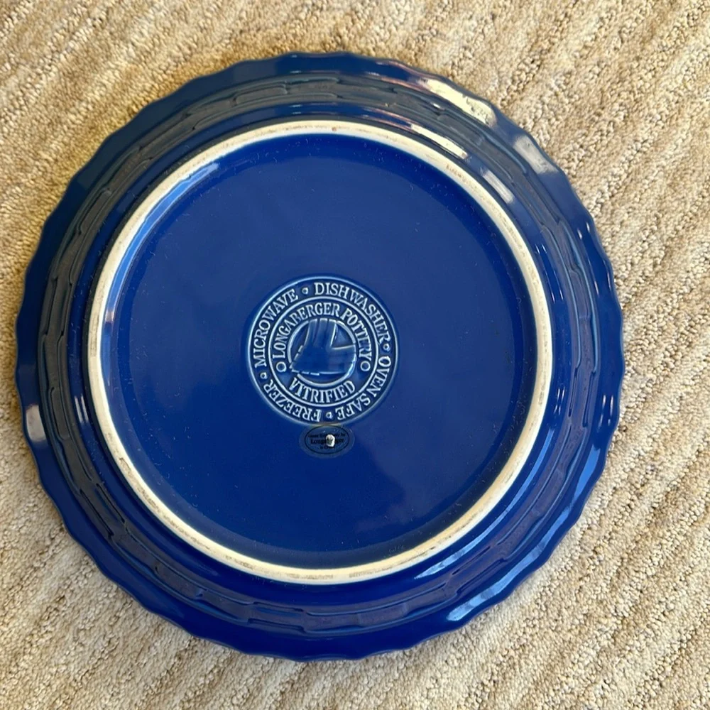 Like New: Longaberger Woven Traditions Cornflower Blue 10